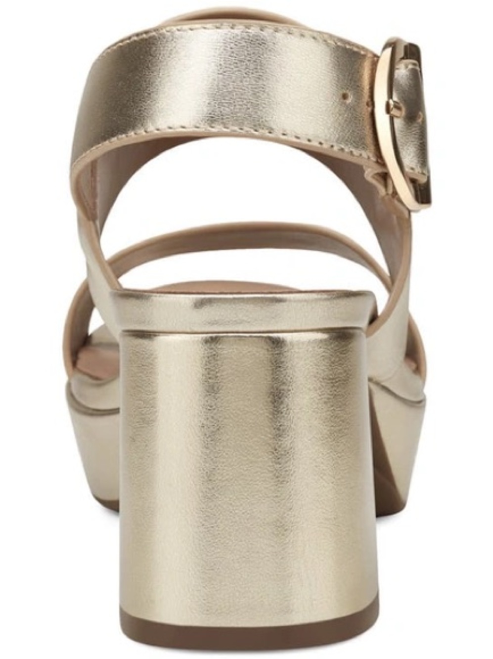 Aerosoles Camera Platform Sandals in Metallic Gold - Picture 6 of 13